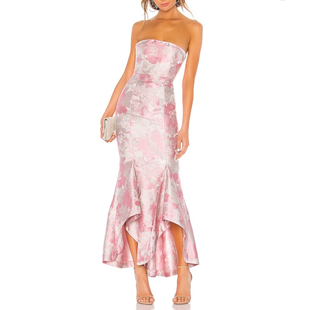 Lovers and Friends Urgonia Gown in Pink Tonal, XS